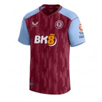 Aston Villa Ezri Konsa #4 Domáci futbalový dres 2023-24 Krátky Rukáv